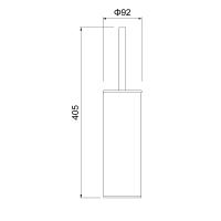 Щетка для туалета настенно-напольная Timo Saona 13161/16 белый матовый