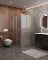 Душевой уголок, прямоугольный MOLVENO-AH-21-90+20-P-BORO 1100x900x1950 Cezares