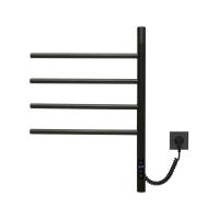 Электрический полотенцесушитель из нержавеющей стали с таймером черный 430 x 597 x 87 VTD-1S1CBE VINCEA