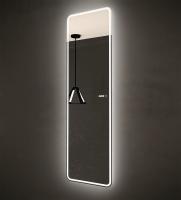 Зеркало с подсветкой и часами "Terni 450х1500" AM-Ter-450-1500-DS-F-T ART&MAX