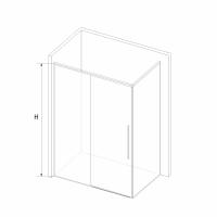 Душевой уголок RGW SV-42-1 (SV-12 + Z-060-2) прямоугольный  120* 80*195 323242128-011 профиль Хром стекло Прозрачное 6 мм RGW